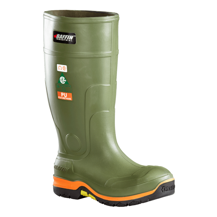 HERCULES (Safety Toe & Plate) | Unisex Boot - Primary || Forest/Orange/Black