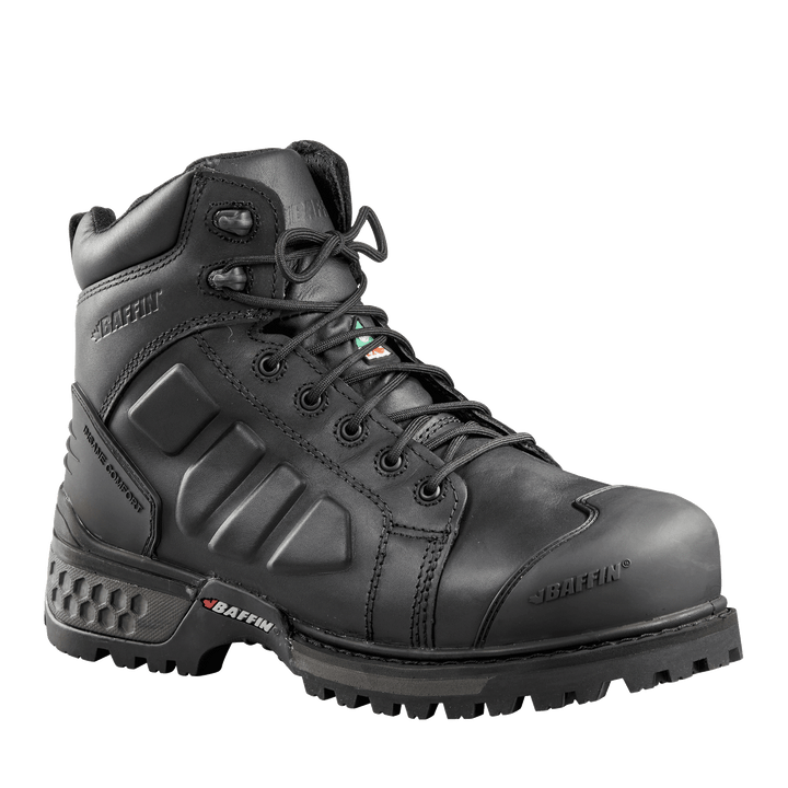 MONSTER 6" (Safety Toe & Plate) | Men's Boot - Primary || Black