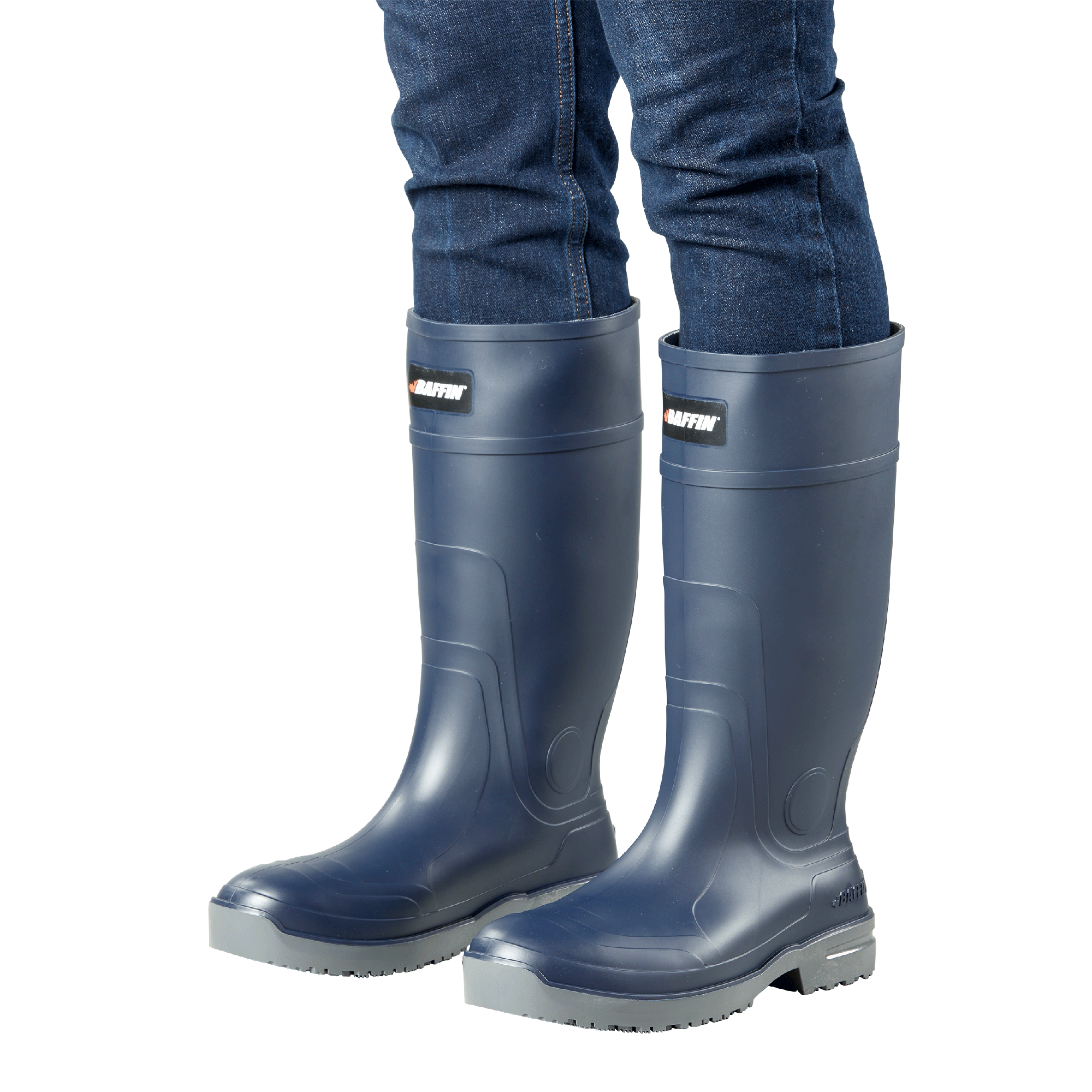 GRIP 360 (Plain Toe) | Unisex Boot - Onfoot || Blue/Grey
