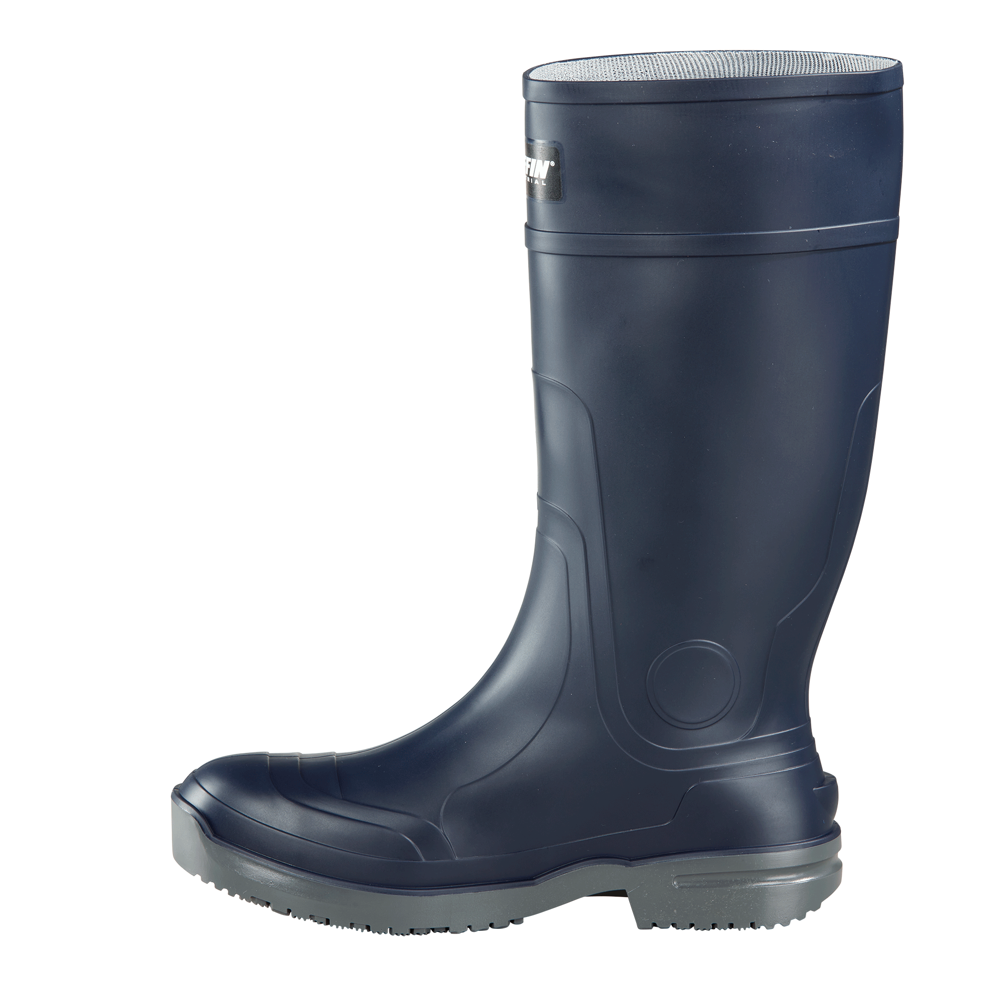 GRIP 360 (Safety Toe) | Unisex Boot - Medial || Blue/Grey