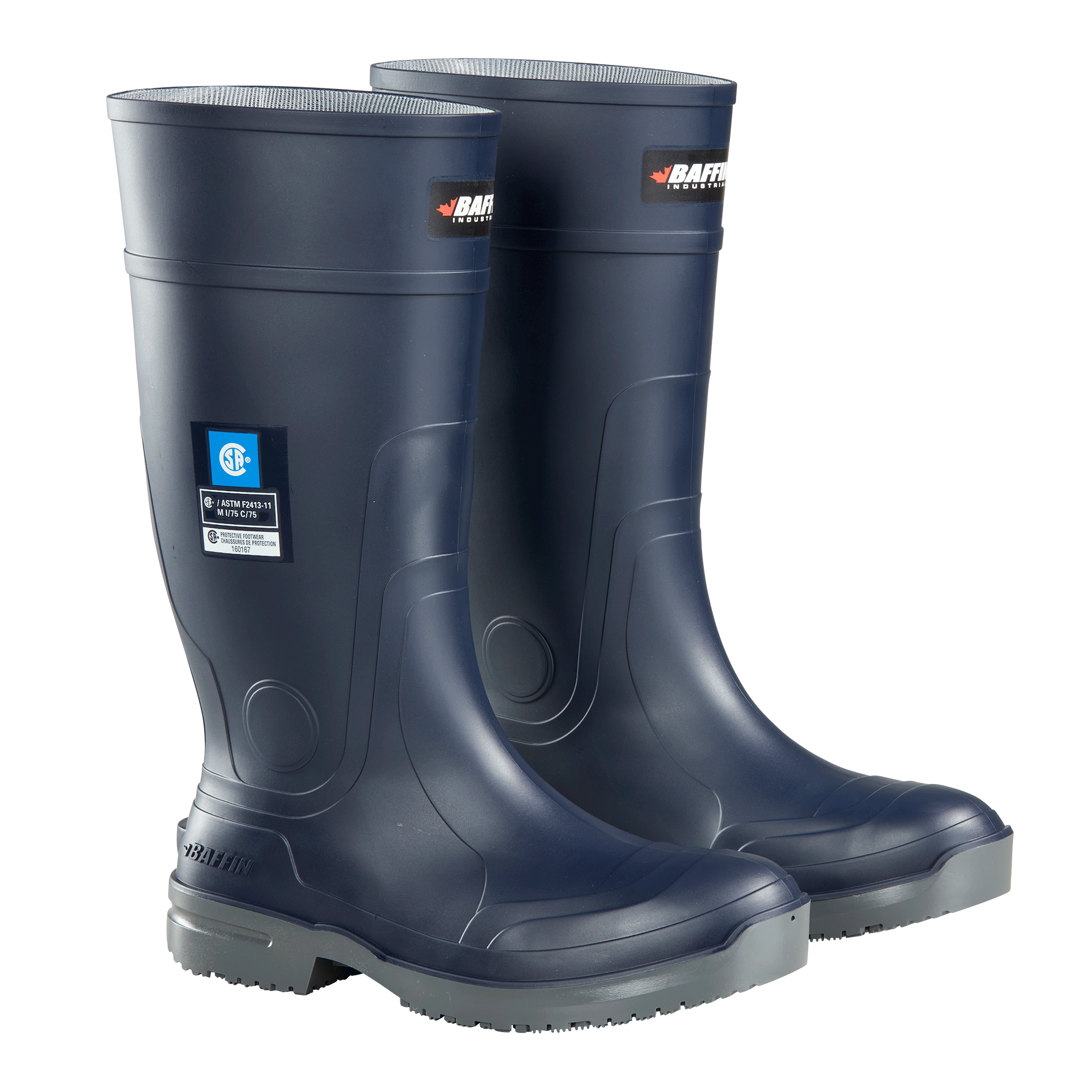 GRIP 360 (Safety Toe) | Unisex Boot || Blue/Grey