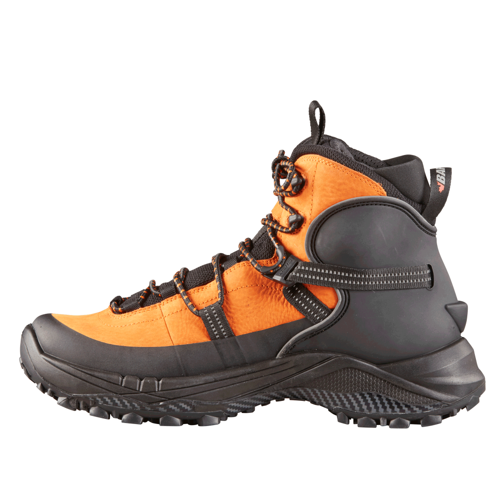 BRUCE MID | Men’s Boot - Medial || Burnt Orange/Black