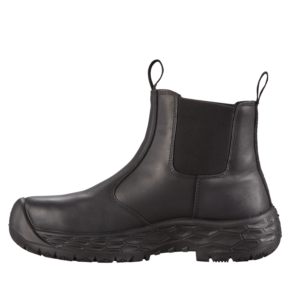ICE CREW (SAFETY TOE & PLATE) | Women's Boot - Medial || Black