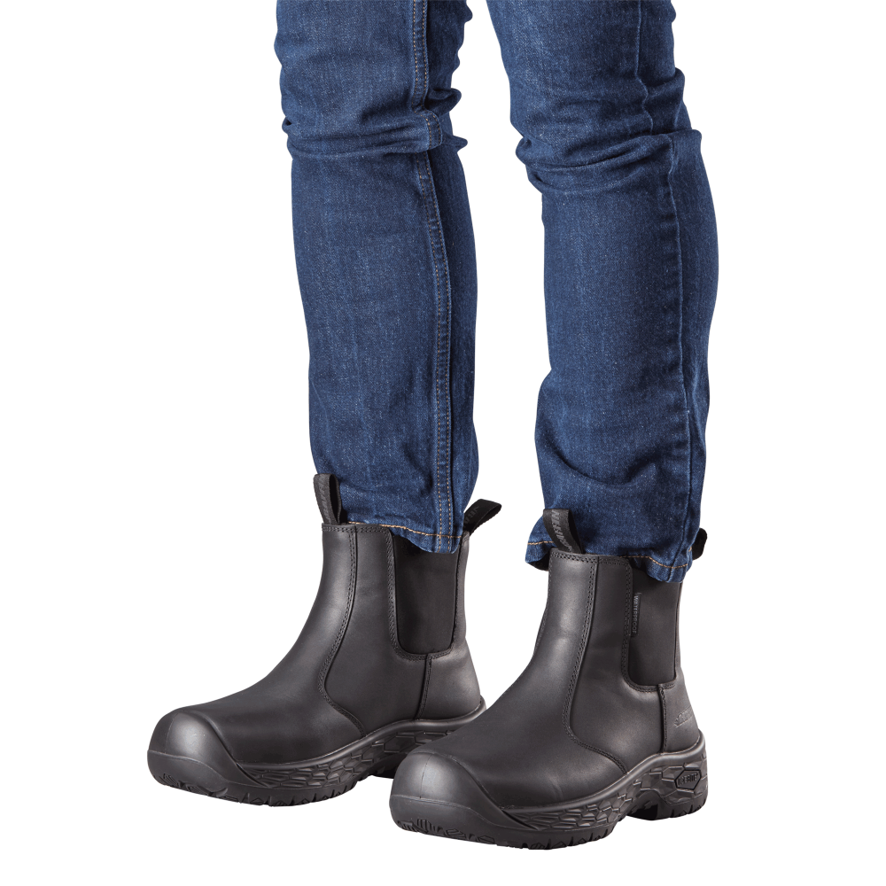 ICE CREW (SAFETY TOE & PLATE) | Women's Boot - Onfoot || Black