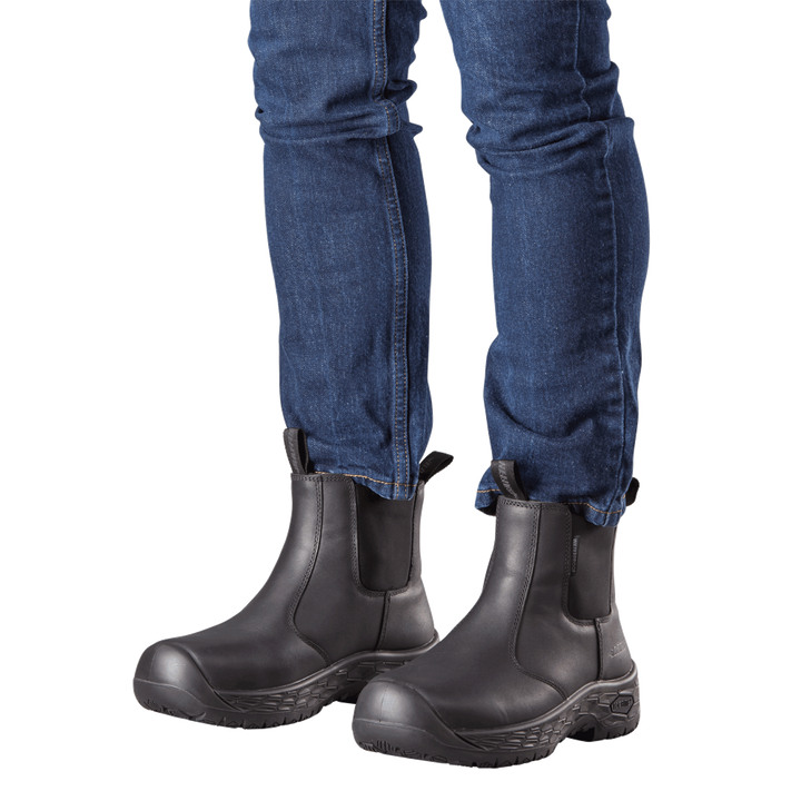 ICE CREW (SAFETY TOE & PLATE) | Women's Boot - Onfoot || Black