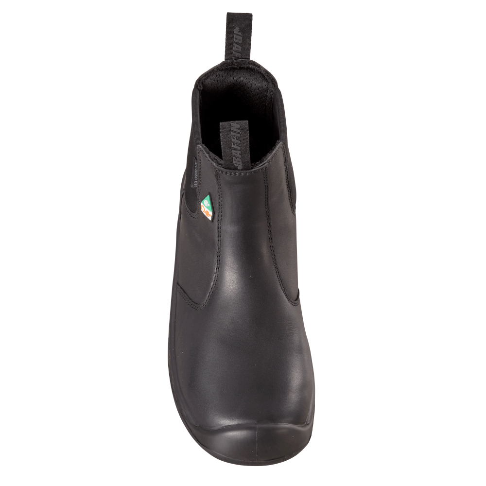 ICE CREW (SAFETY TOE & PLATE) | Women's Boot - Top || Black