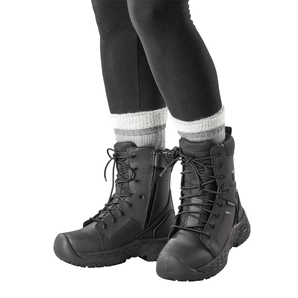 ICE HERO (Plain Toe) | Women's Boot - Onfoot || Black