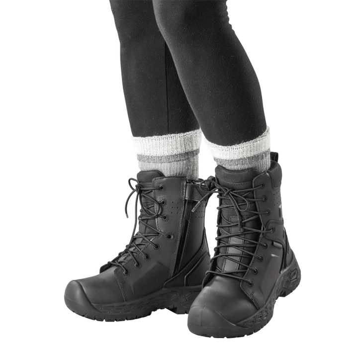 ICE HERO (Plain Toe) | Women's Boot - Onfoot || Black