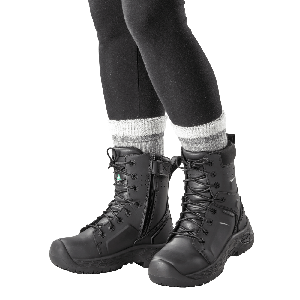 ICE HERO (Safety Toe & Plate) | Women's Boot - Onfoot || Black