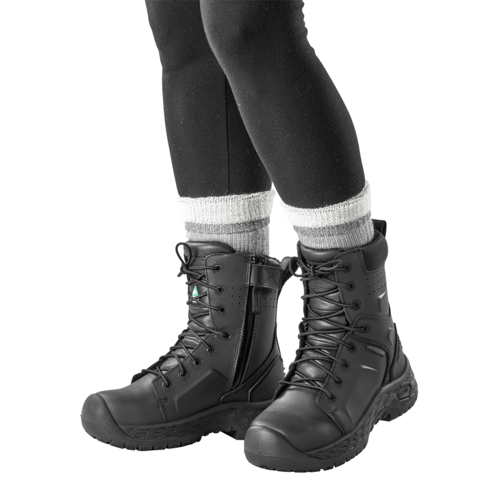 ICE HERO (Safety Toe & Plate) | Women's Boot - Onfoot || Black