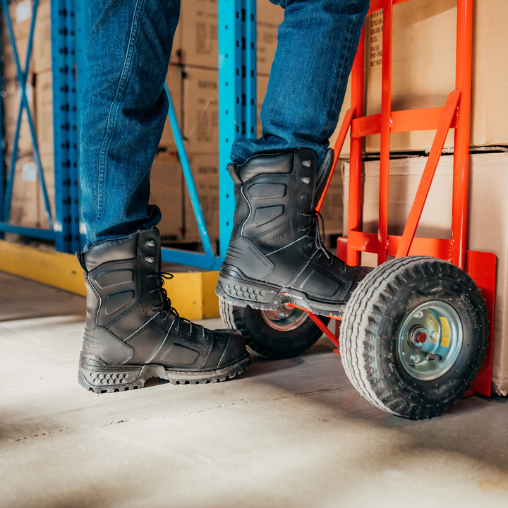 MONSTER 8" (Safety Toe & Plate) | Men's Boot - Primary || Black