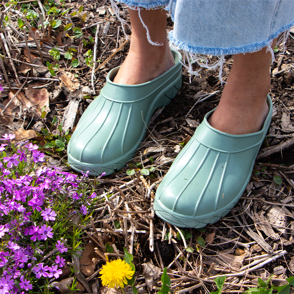 PATIO CLOG | Unisex Slide - Sole || Sea Green