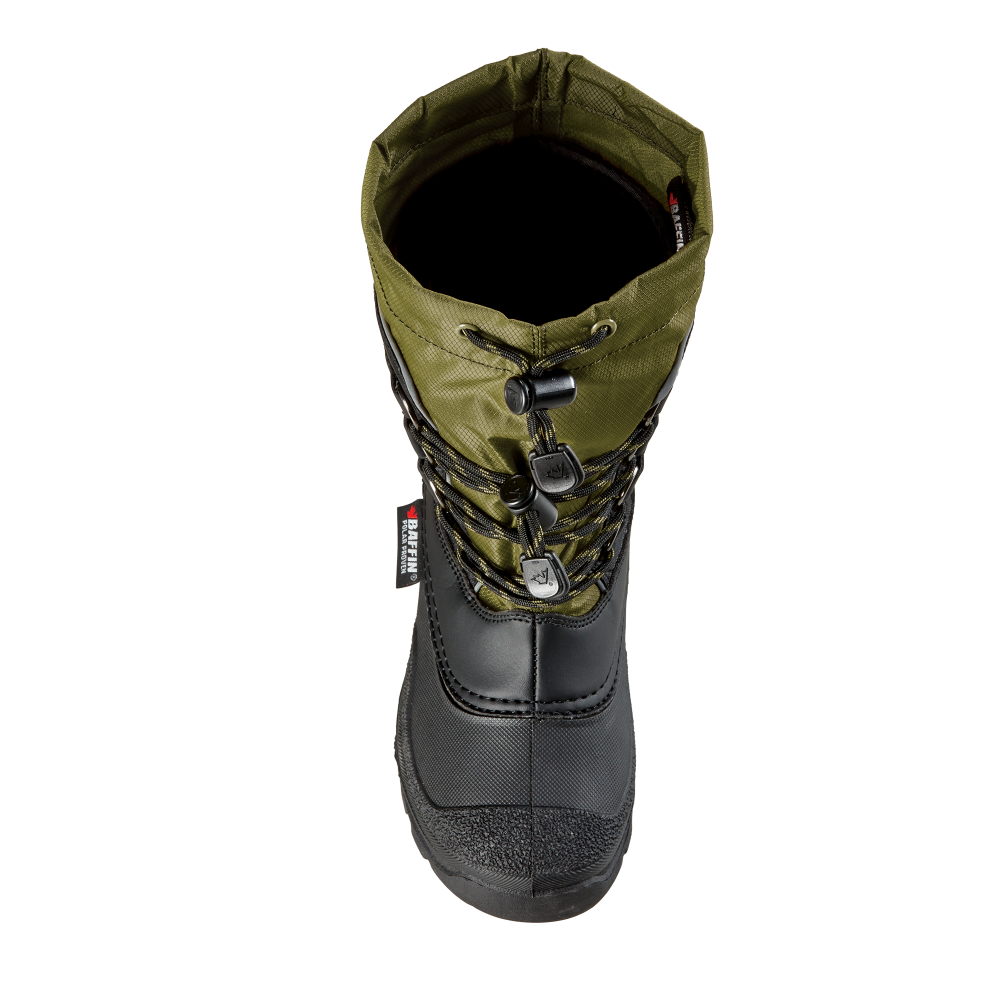 PINETREE | Big Kids Boot (Junior) - Top || Black/Green