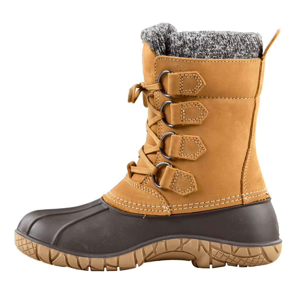 YELLOWKNIFE CUFF | Women's Boot - Medial || Tan