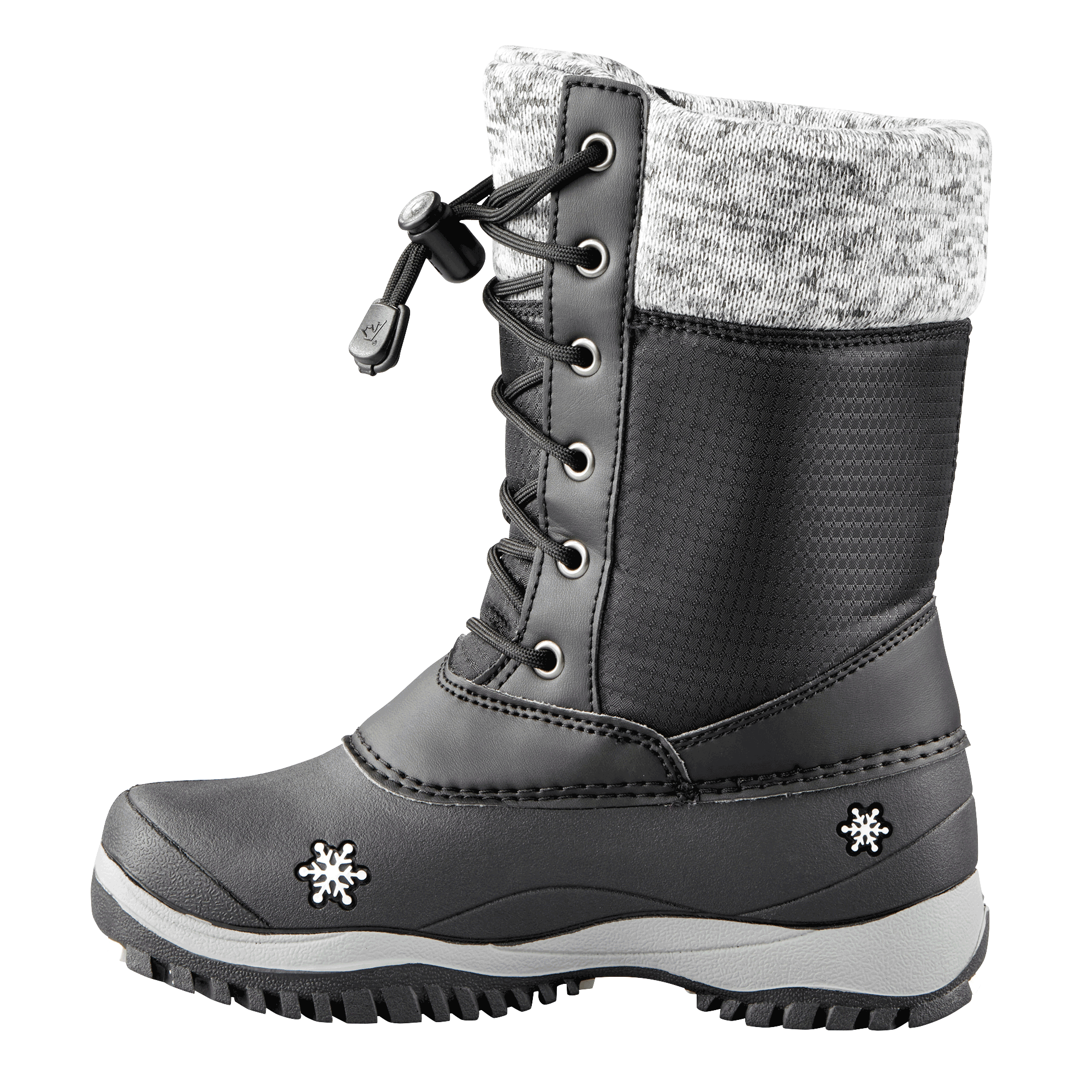 AVERY | Big Kids Boot (Junior) - Medial || Black