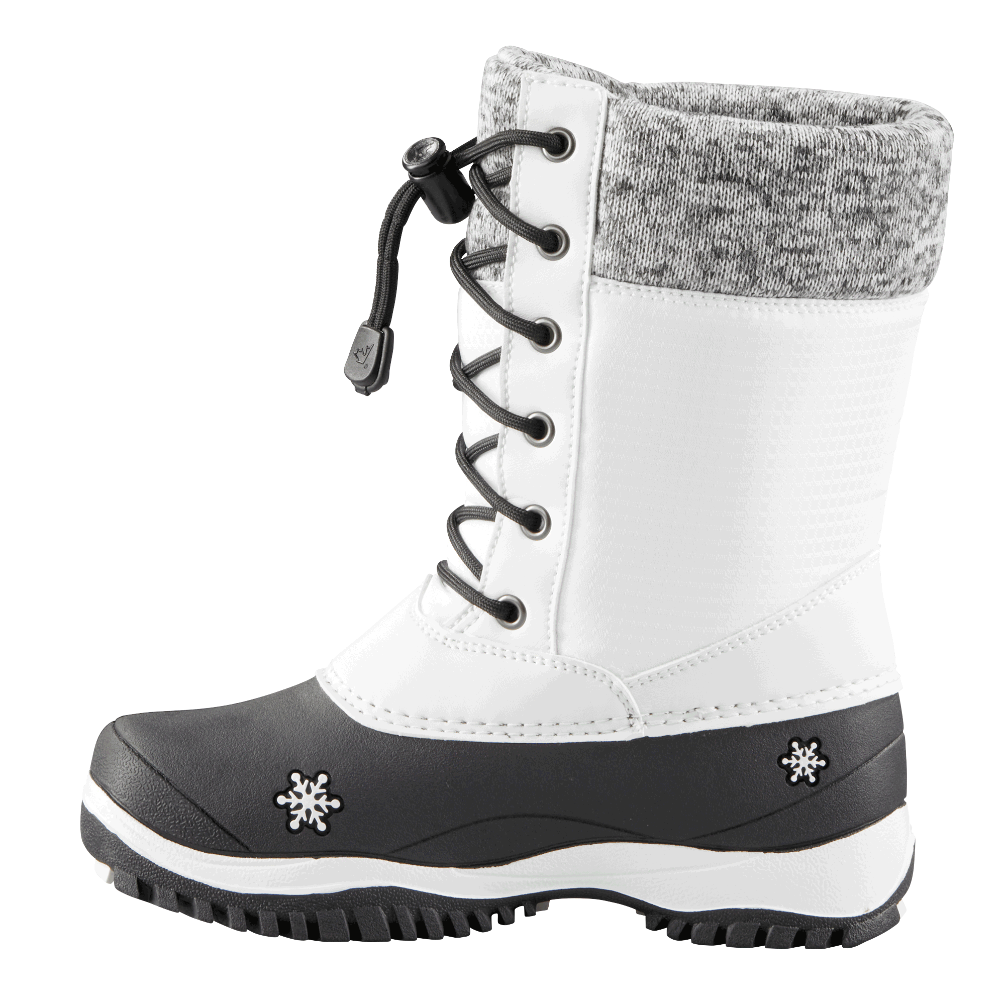 AVERY | Big Kids Boot (Junior) - Medial || White