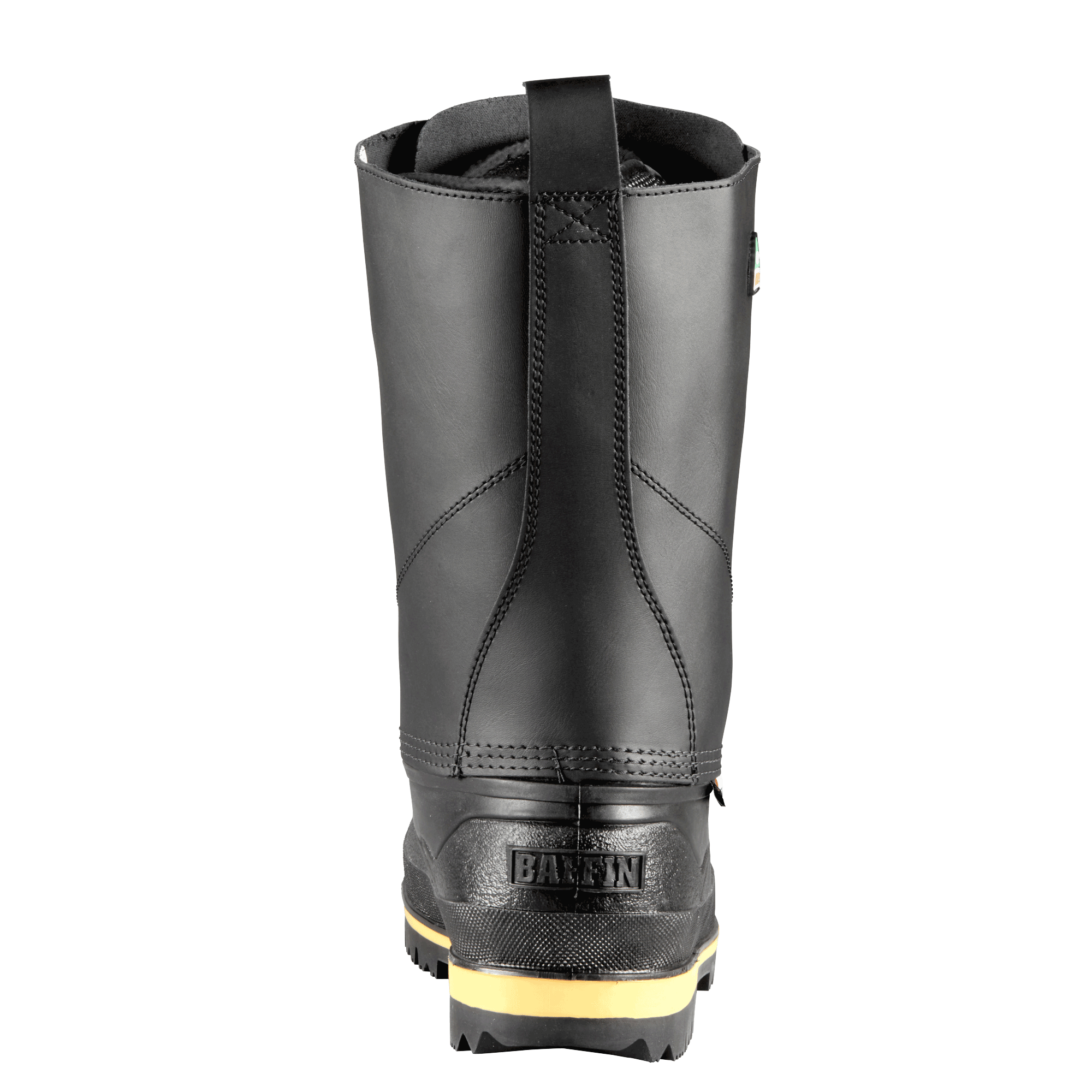 BARROW (Safety Toe & Plate) | Unisex Boot - Heel || Black