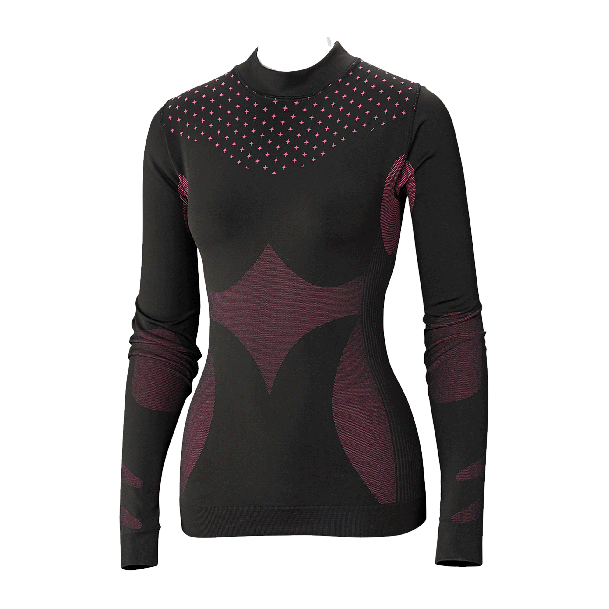 BASE LAYER TOP | Women's || Black/Pink