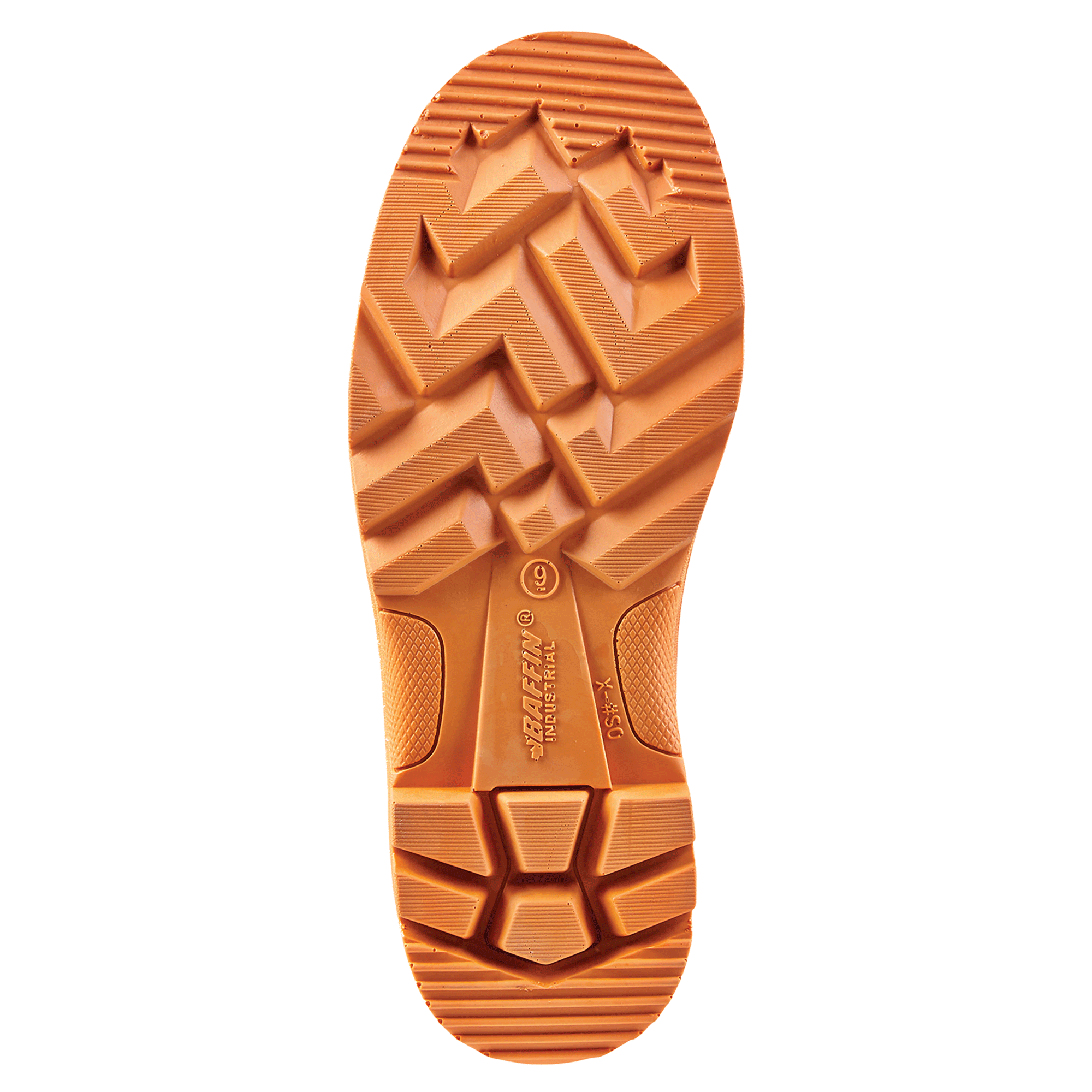 BRUTUS (SAFETY TOE) | Unisex Boot - Sole || Charcoal/Orange