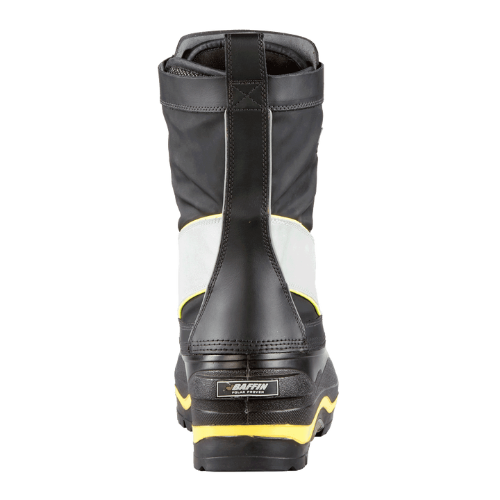 CONSTRUCTOR (Safety Toe & Plate) | Unisex Boot - Heel || Black/Hi-Vis