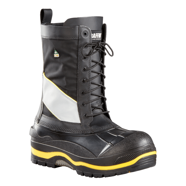 CONSTRUCTOR (Safety Toe & Plate) | Unisex Boot - Primary || Black/Hi-Vis