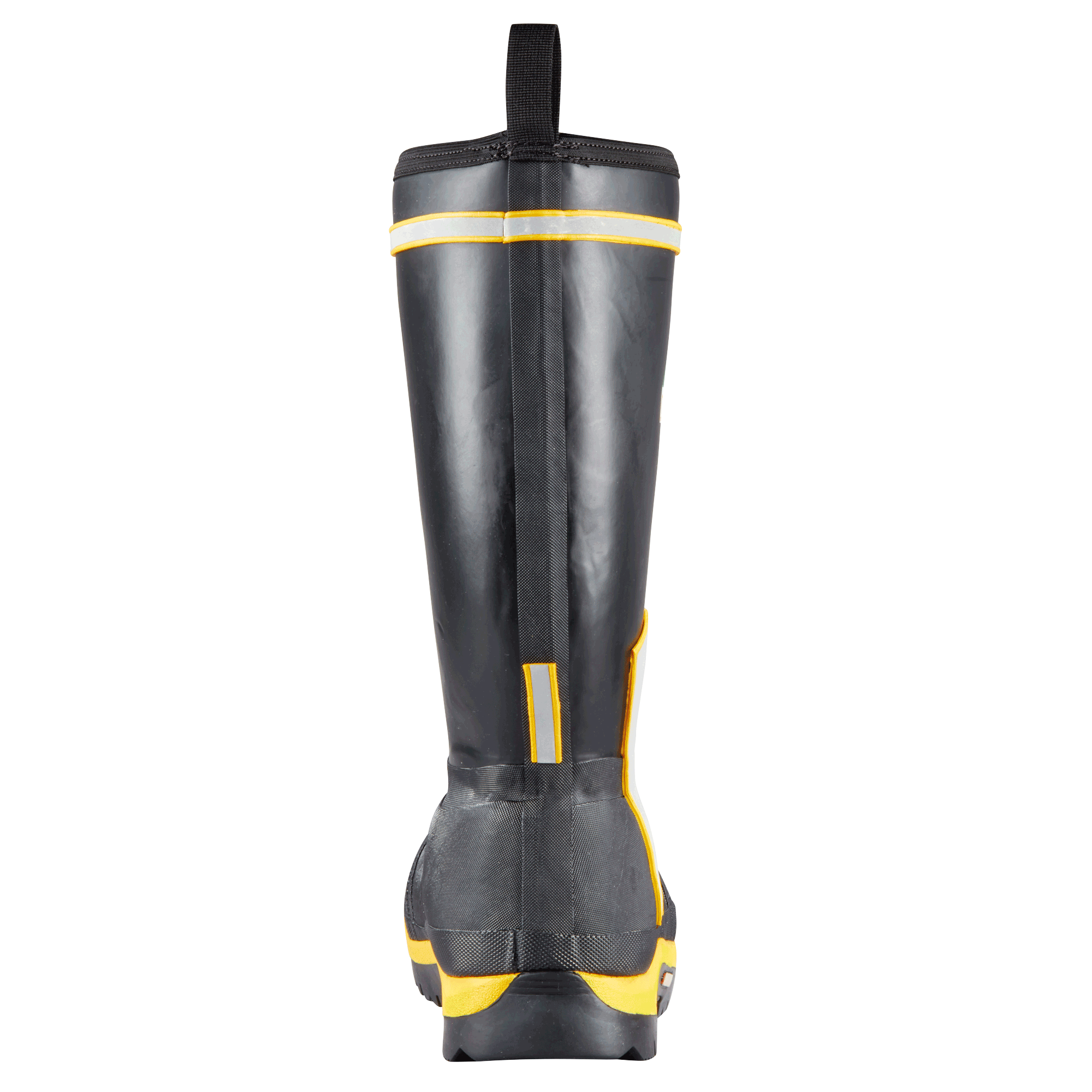CYCLONE (Safety Toe & Plate) | Men's Boot - Heel || Black/Hi-Vis