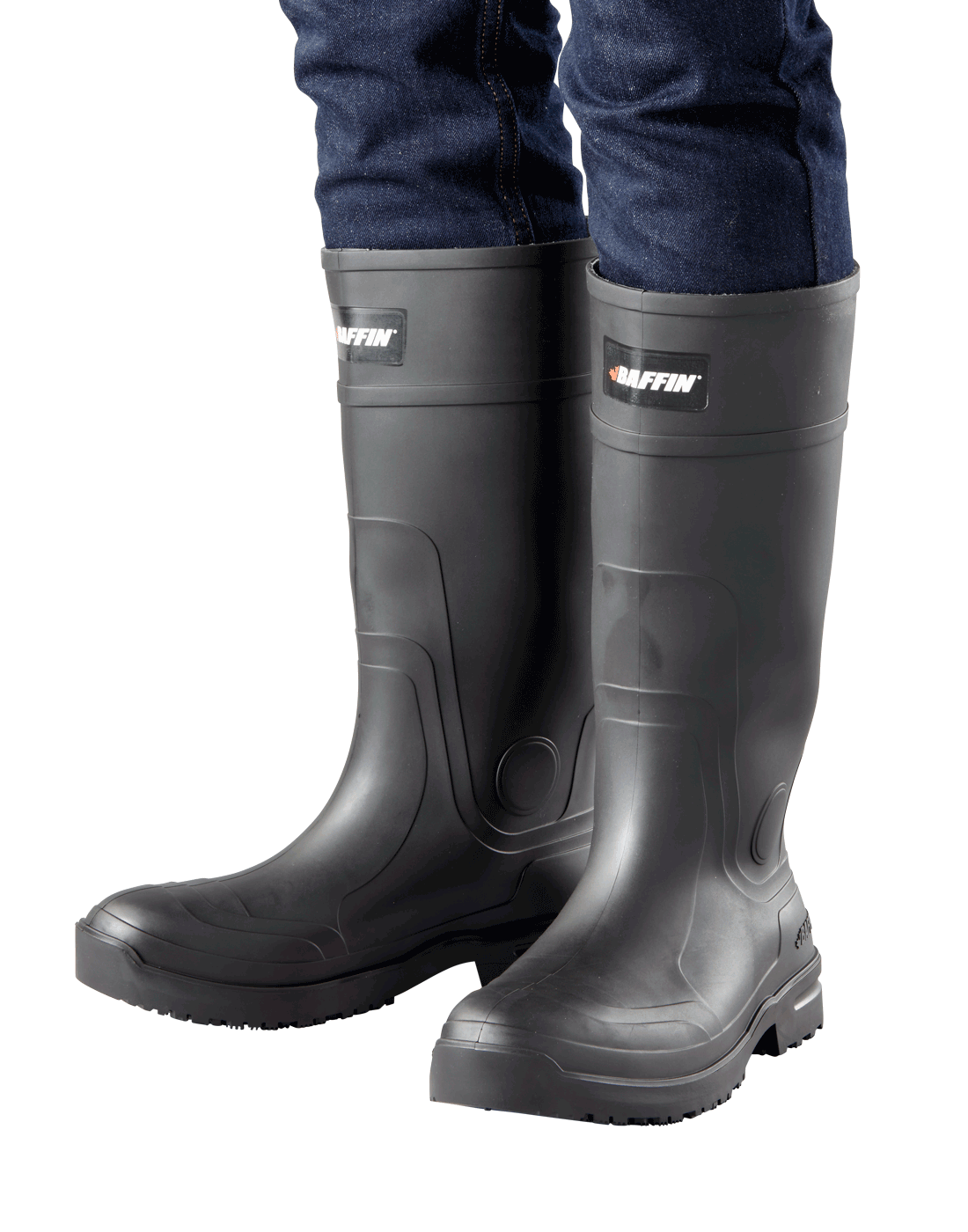 GRIP 360 (Plain Toe) | Unisex Boot - Onfoot || Black