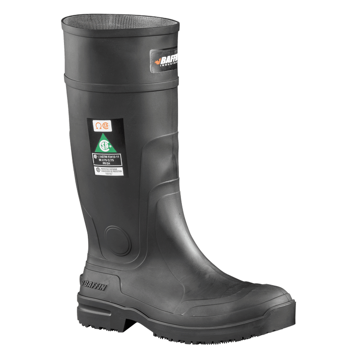 GRIP 360 (Safety Toe & Plate) | Unisex Boot - Primary || Black