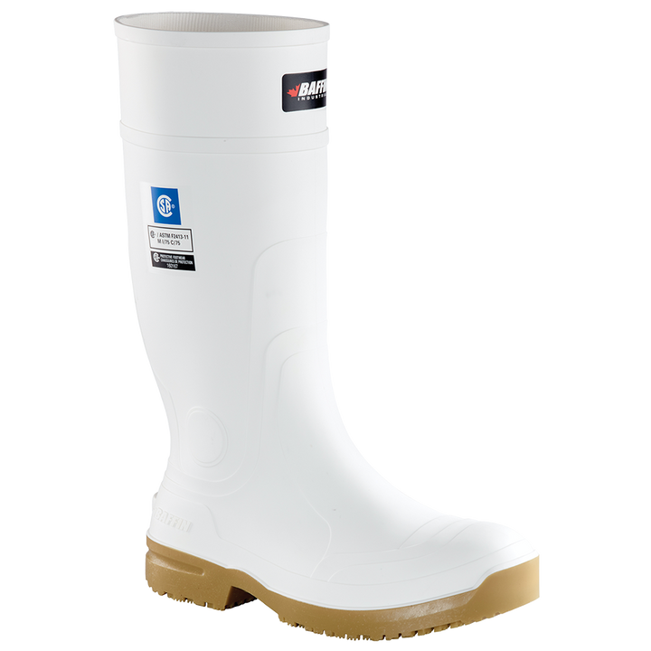 GRIP 360 (Safety Toe) | Unisex Boot || White/Amber