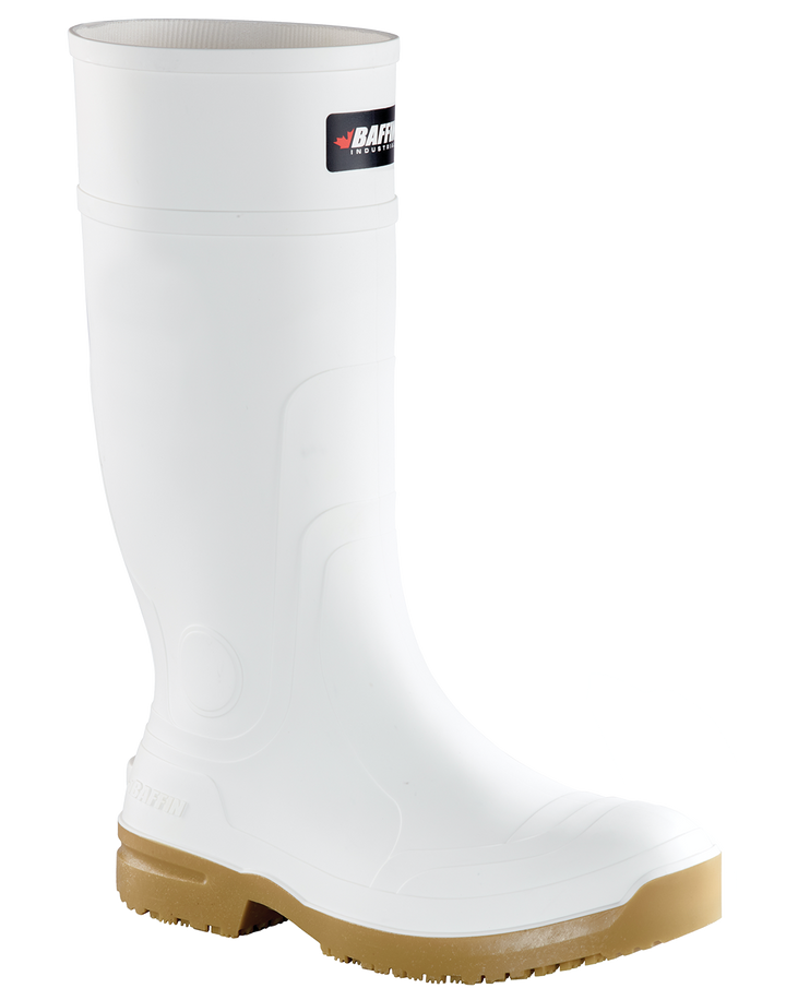 GRIP 360 (Plain Toe) | Unisex Boot - Primary || White/Amber