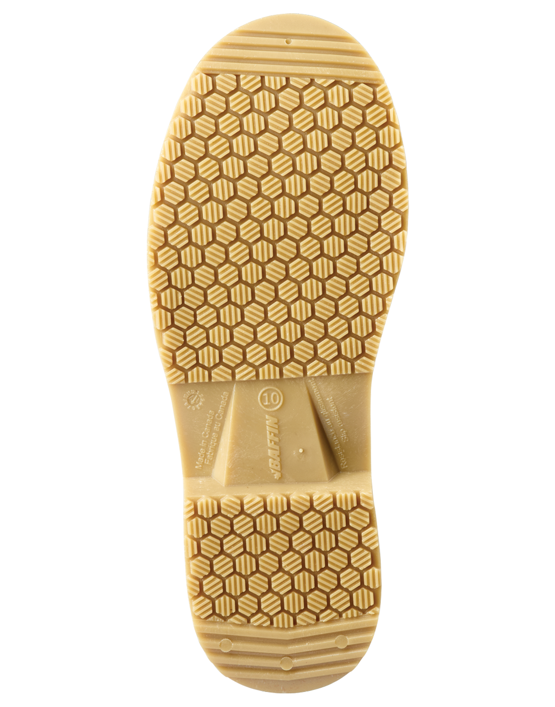 GRIP 360 (Plain Toe) | Unisex Boot - Sole || White/Amber