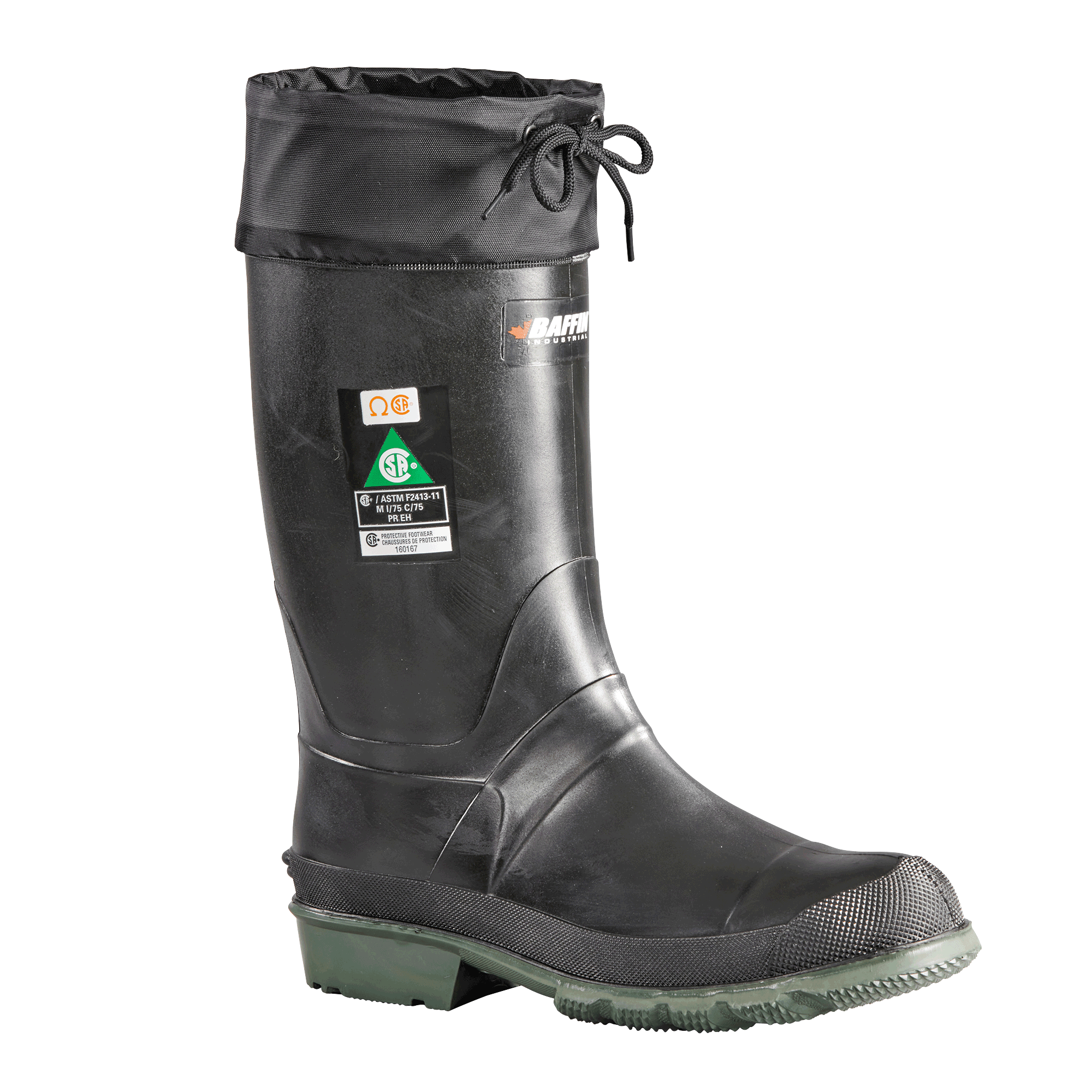 HUNTER (Safety Toe & Plate) | Men's Boot - Primary || Black/Green