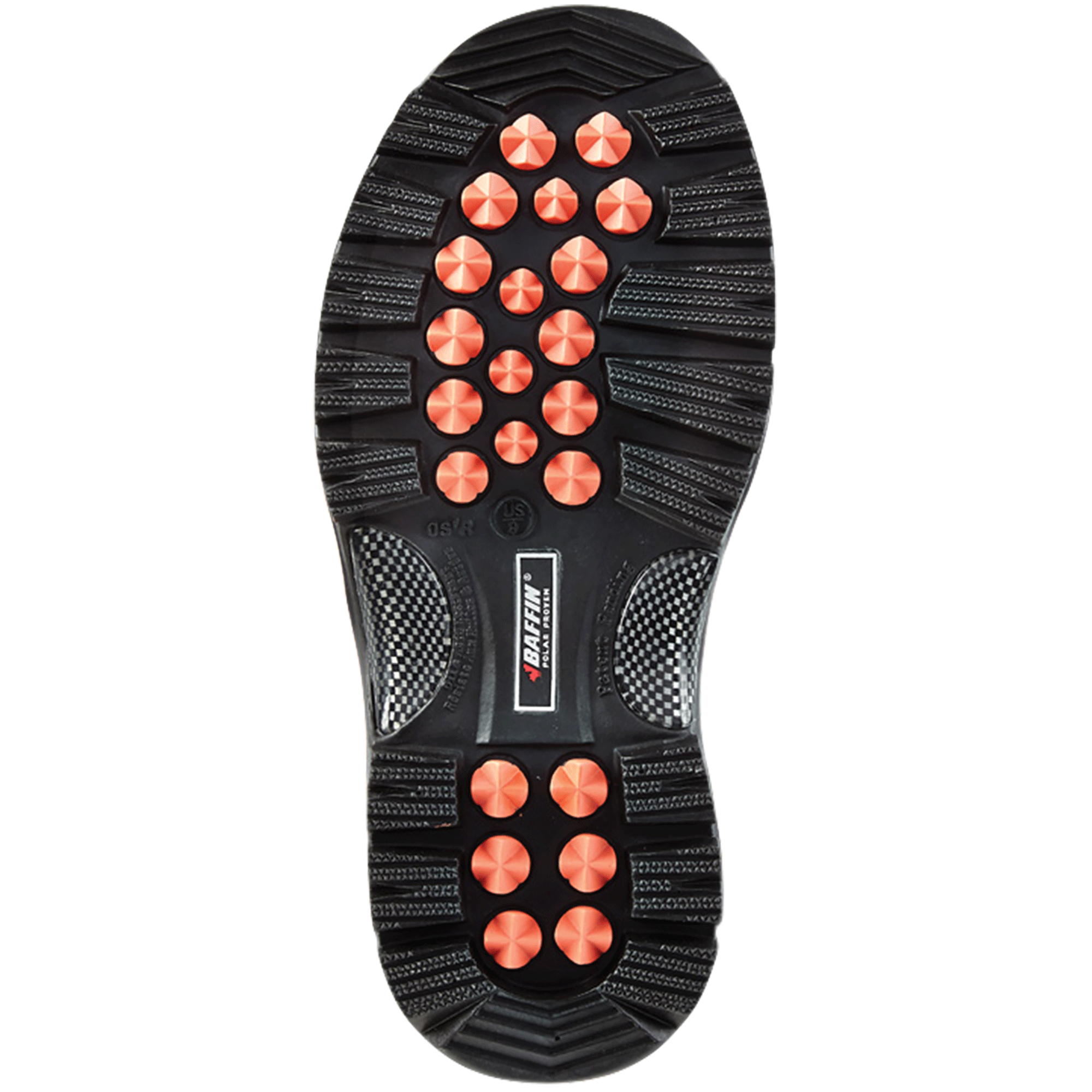 ICEBEAR (Safety Toe & Plate) | Unisex Boot - Sole || Forest/Orange/Black
