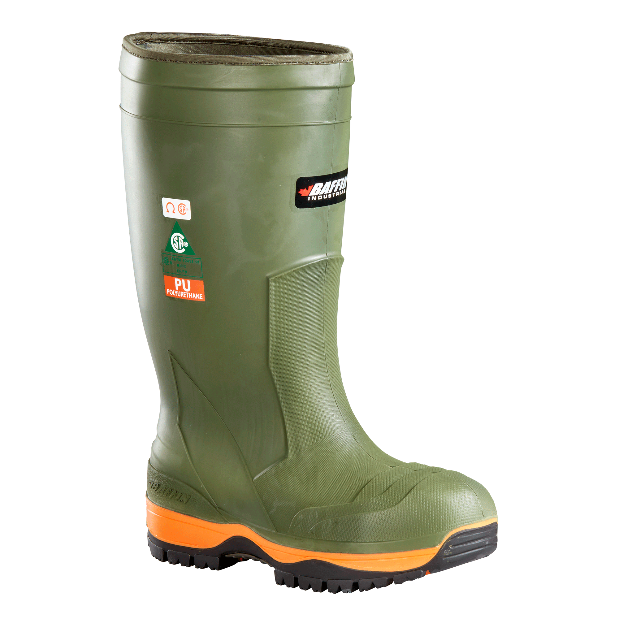 ICEBEAR (Safety Toe & Plate) | Unisex Boot - Primary || Forest/Orange/Black
