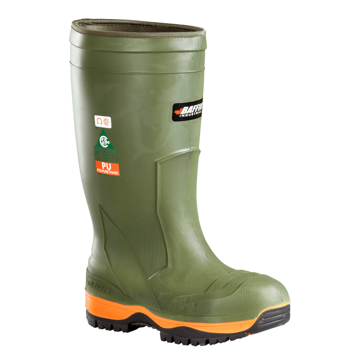 ICEBEAR (Safety Toe & Plate) | Unisex Boot - Primary || Forest/Orange/Black