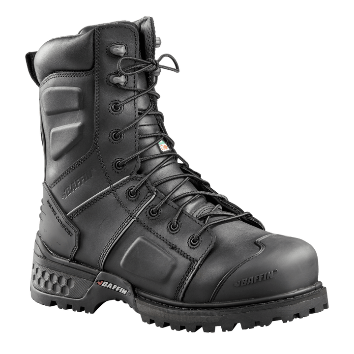 MONSTER 8" (Safety Toe & Plate) | Men's Boot - Primary || Black