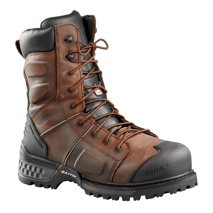 MONSTER 8" (Safety Toe & Plate) | Men's Boot - Primary || Brown