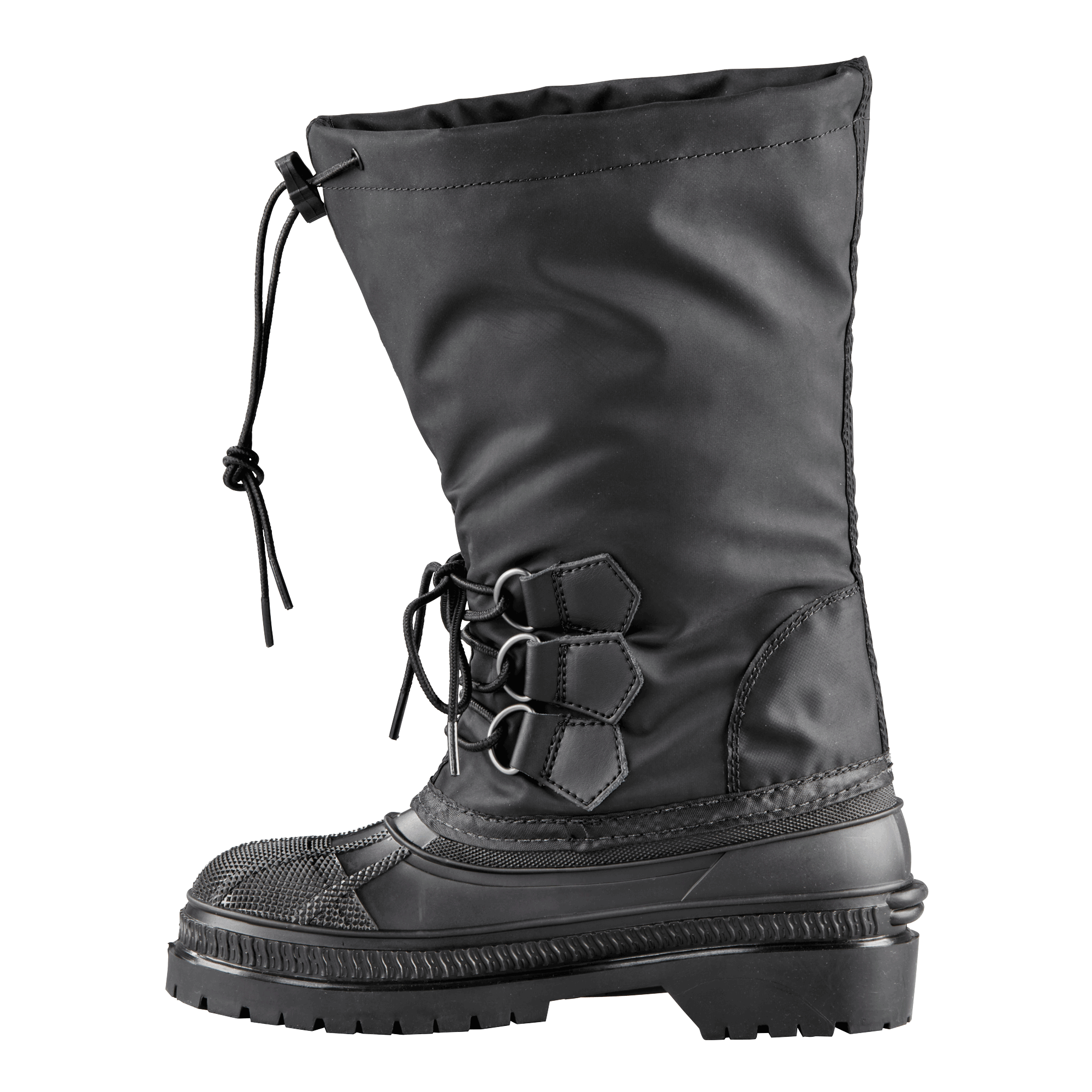OILRIG (Safety Toe & Plate) | Unisex Boot - Medial || Black