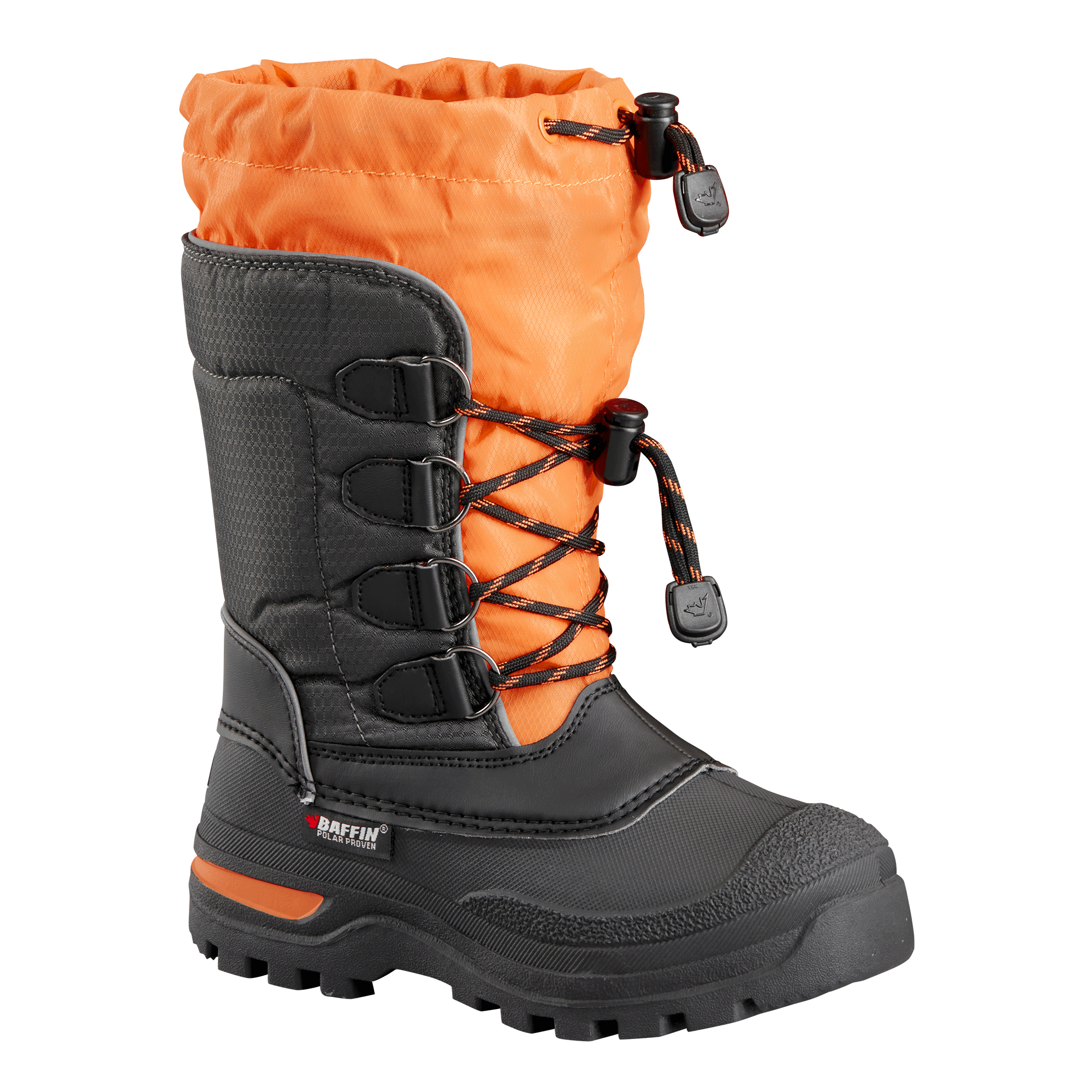 PINETREE | Big Kids Boot (Junior) - Primary || Charcoal/Orange