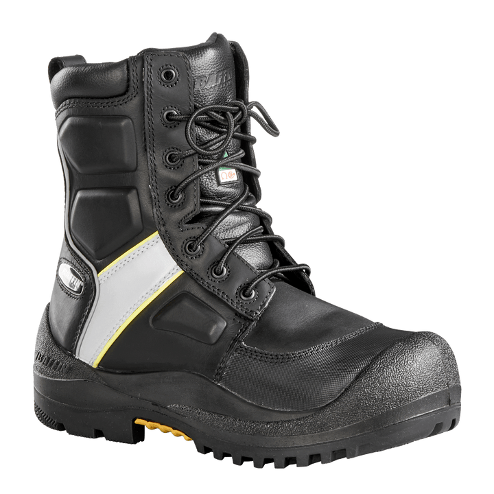 PREMIUM WORKER HI-VIS (Safety Toe & Plate) | Men's Boot - Primary || Black/Hi-Vis
