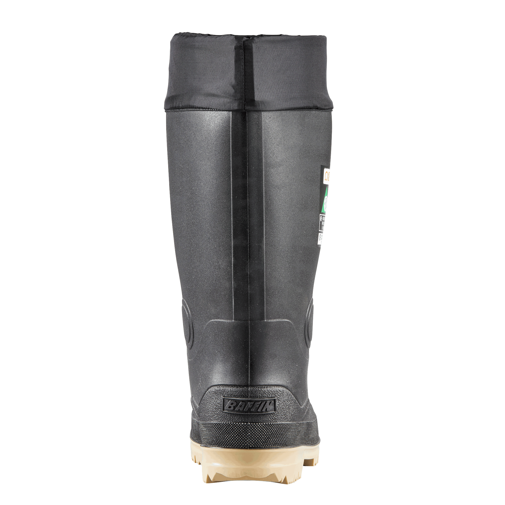 TITAN (Safety Toe & Plate) | Unisex Boot - Heel || Black/Amber
