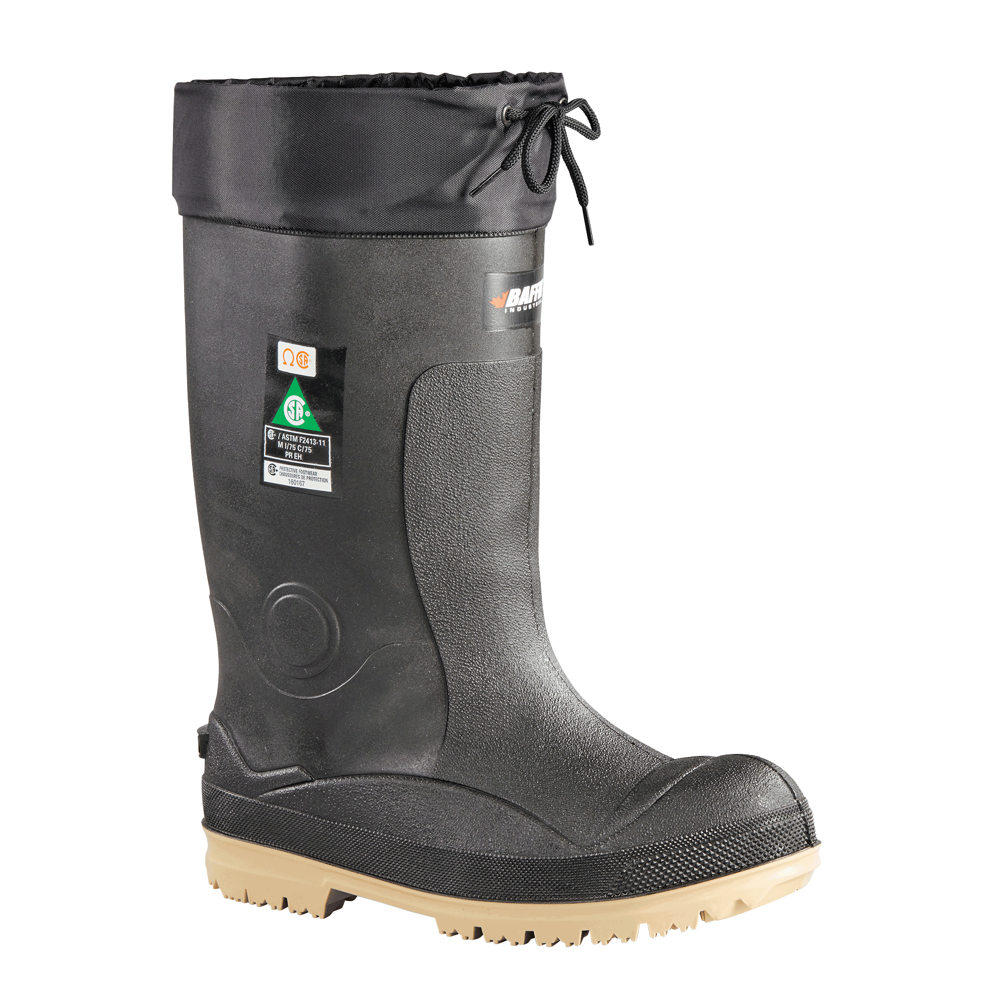 TITAN (Safety Toe & Plate) | Unisex Boot - Primary || Black/Amber