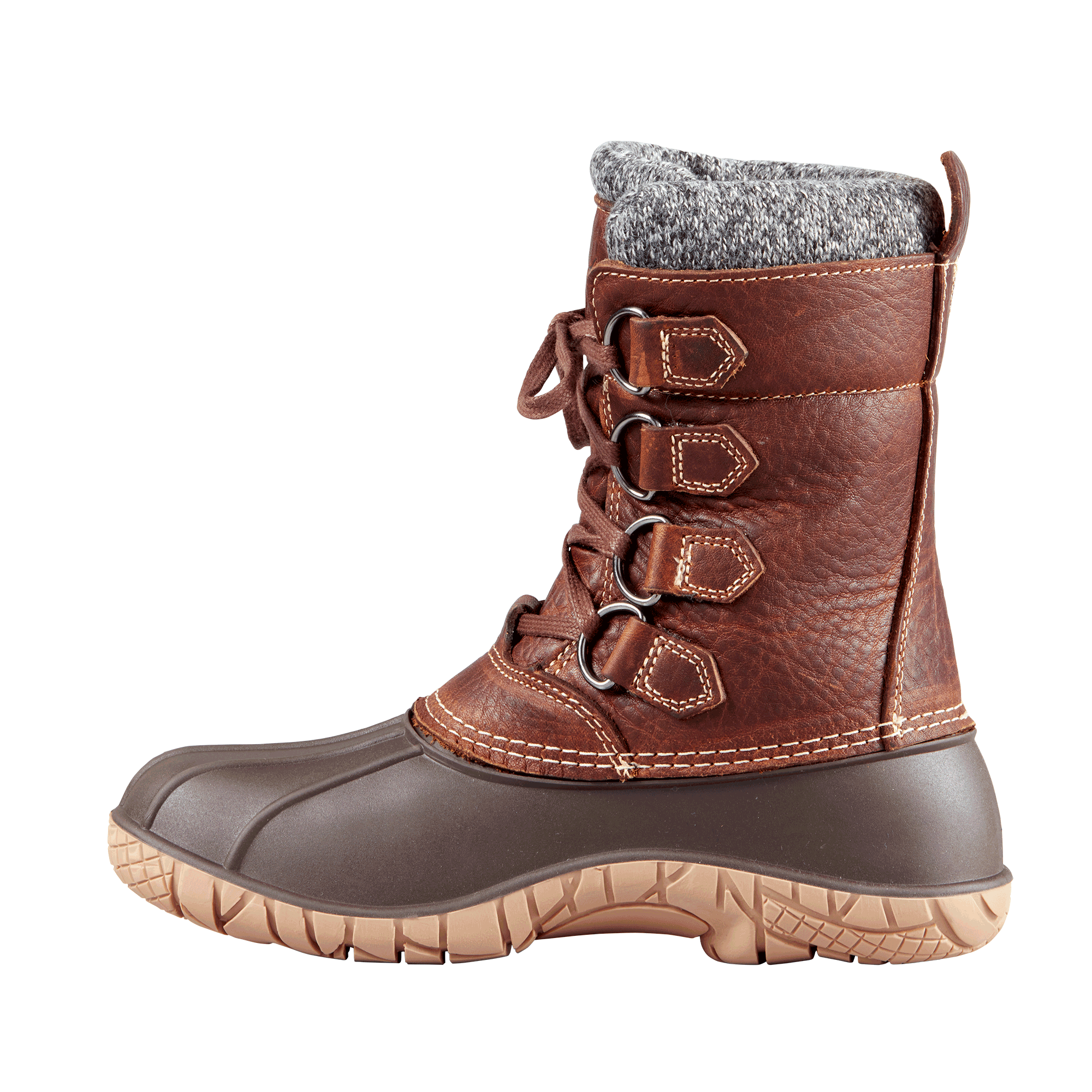 YELLOWKNIFE CUFF | Women's Boot - Medial || Brown