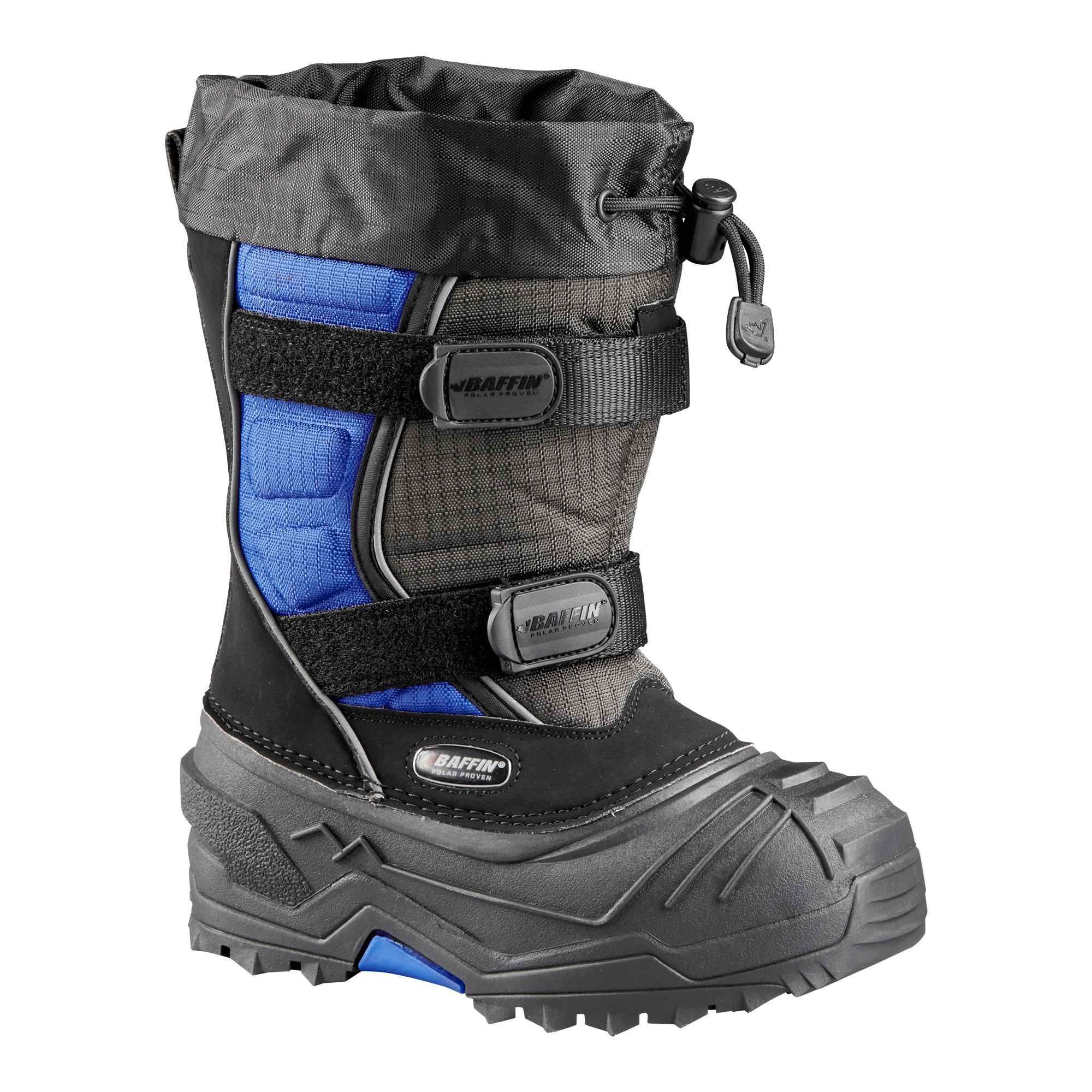 YOUNG EIGER | Big Kids Boot (Junior) - Primary || Charcoal/Blue