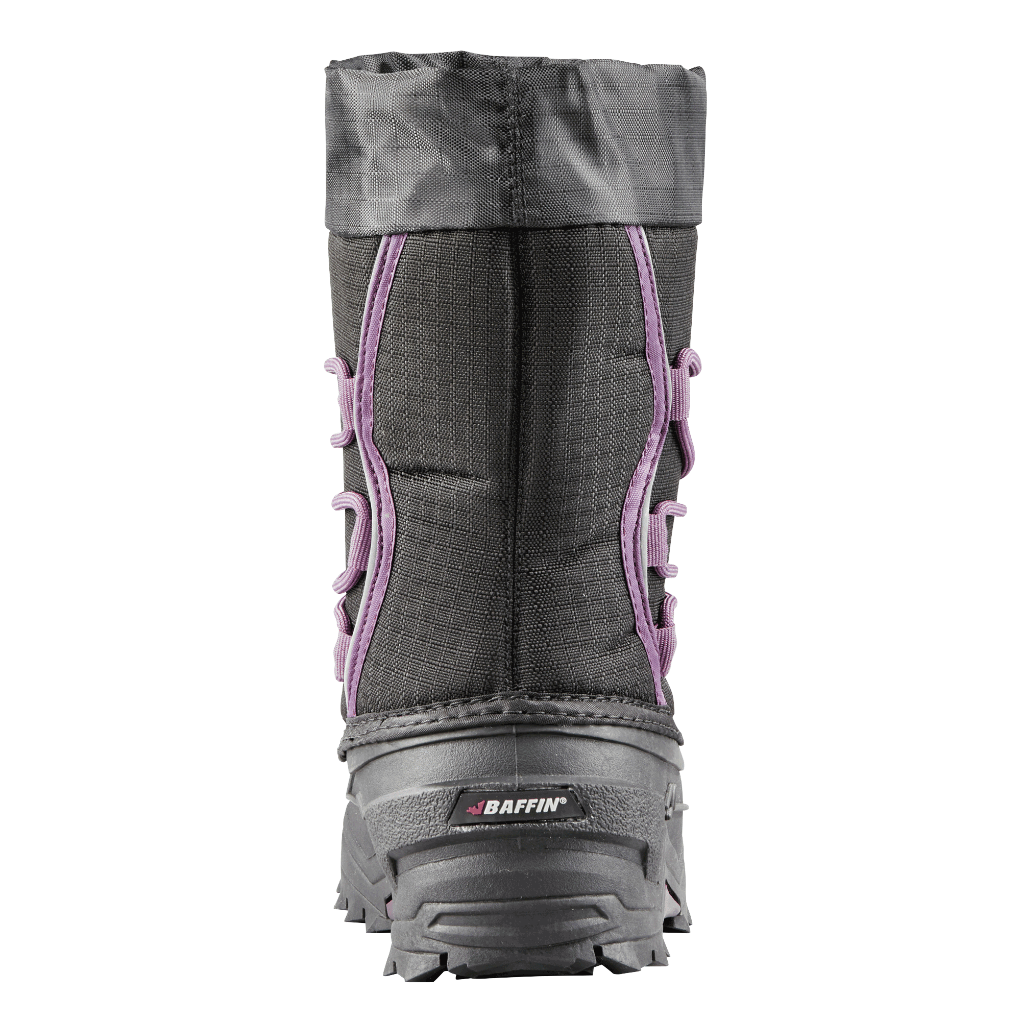 YOUNG SNOGOOSE | Big Kids Boot (Junior) - Heel || Black/Plum