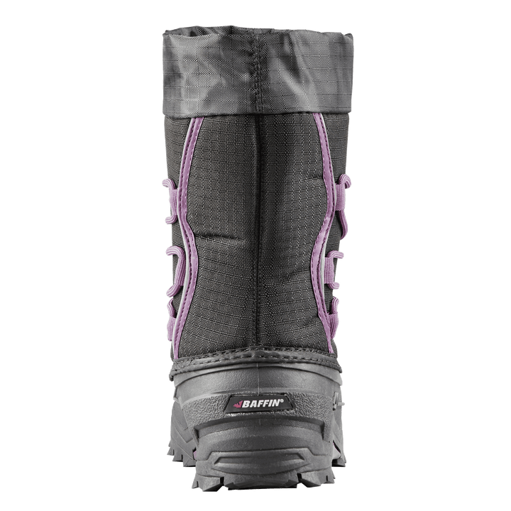 YOUNG SNOGOOSE | Big Kids Boot (Junior) - Heel || Black/Plum