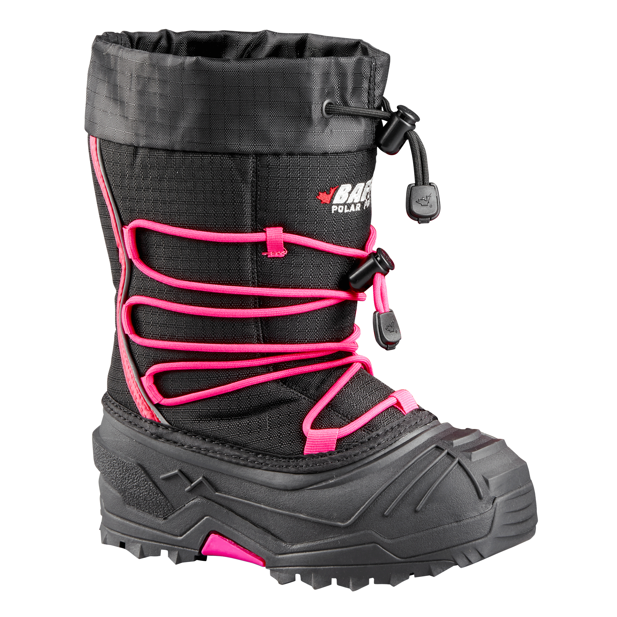 YOUNG SNOGOOSE | Big Kids Boot (Junior) - Primary || Black/Hyper-Berry