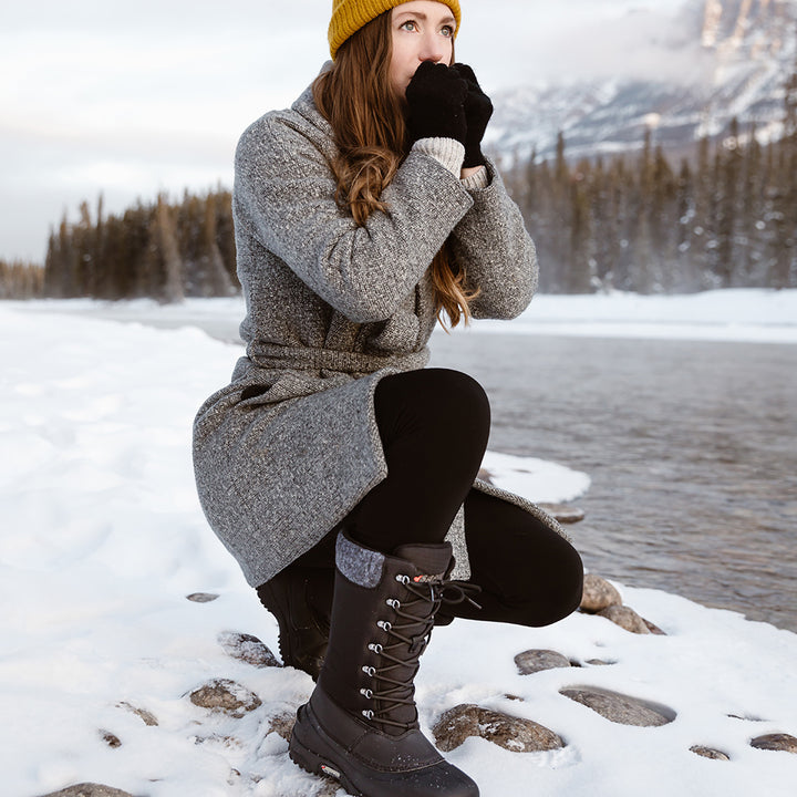 JESS | Women's Boot || Black/White