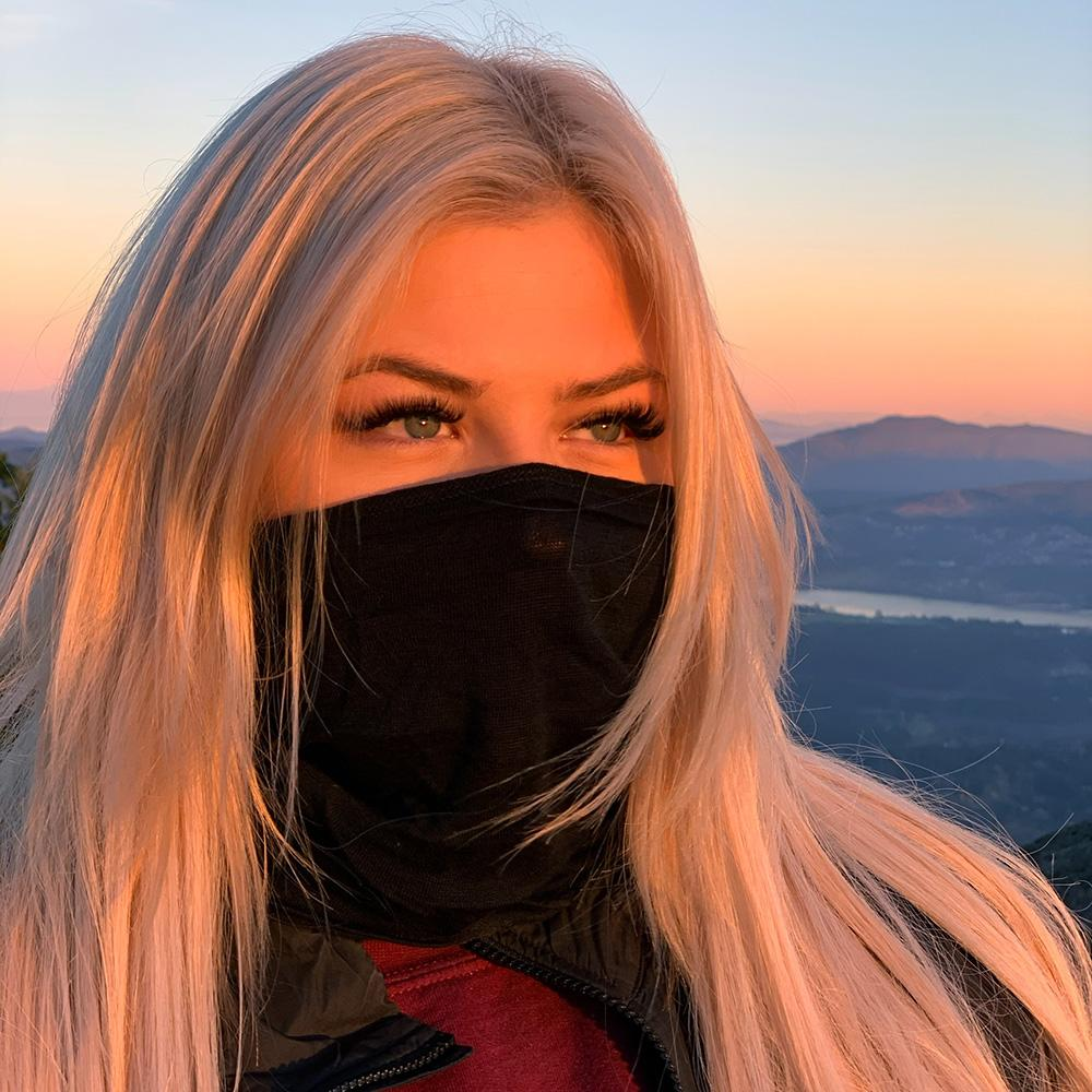 MERINO NECK WARMER | Unisex || Black