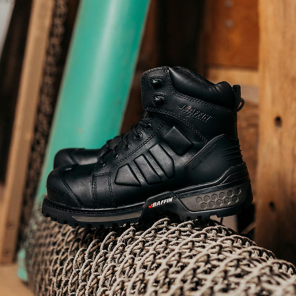 MONSTER 6" (Safety Toe & Plate) | Men's Boot || Black